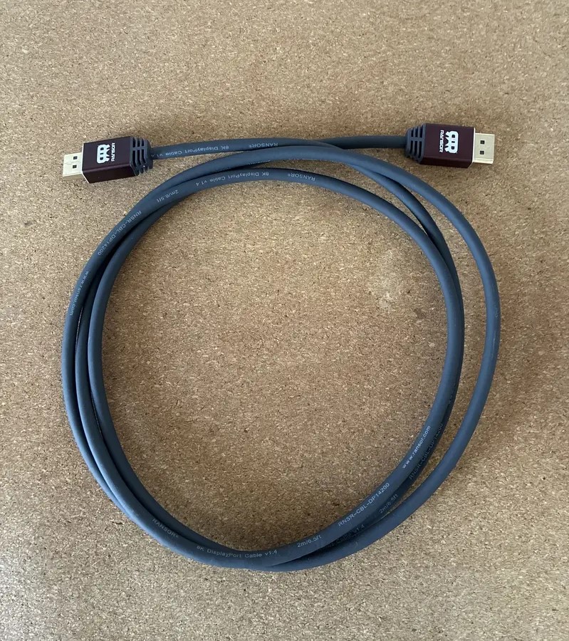 8k 120hz Displayport V1.4 2m Cable
